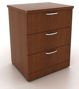 100 Series 3 Drawer Bedside Table - Senior Living Furniture