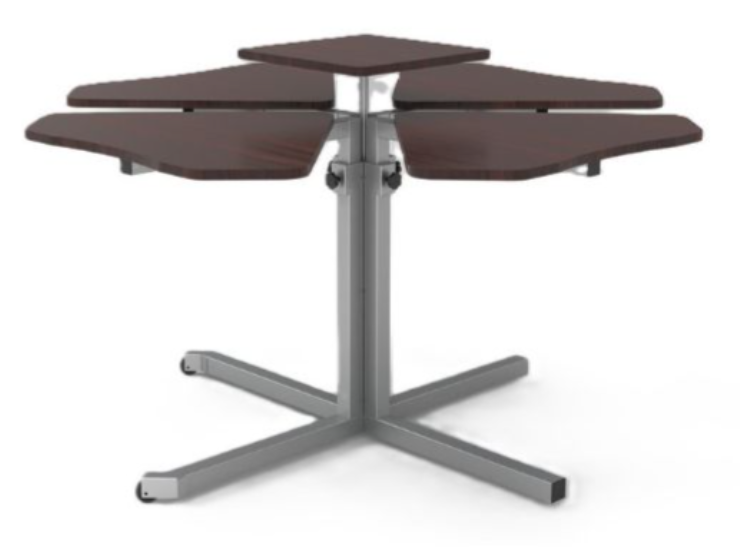 4 Position Multi-User Adjustable Dining Table - Senior Living Furniture
