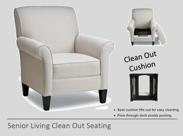 Clean Out Seating Button