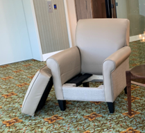 Milly Chair with Clean Out