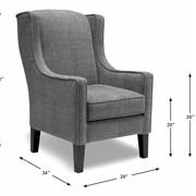 Ricky Accent Chair With Clean Out