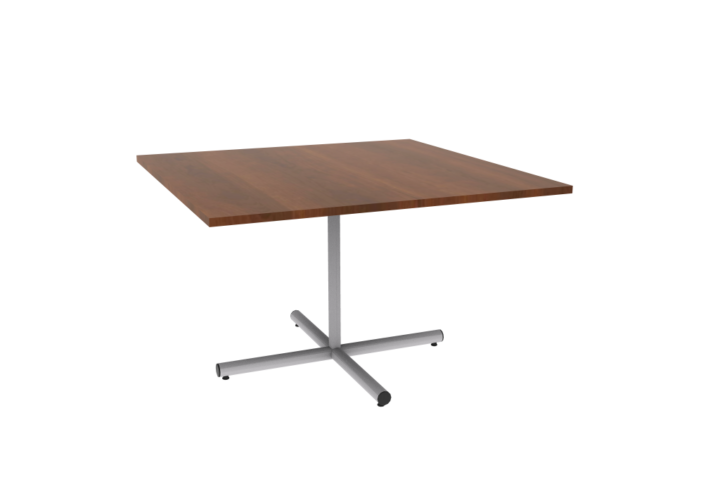 X-Base Table with Square Laminate Top - Senior Living Furniture
